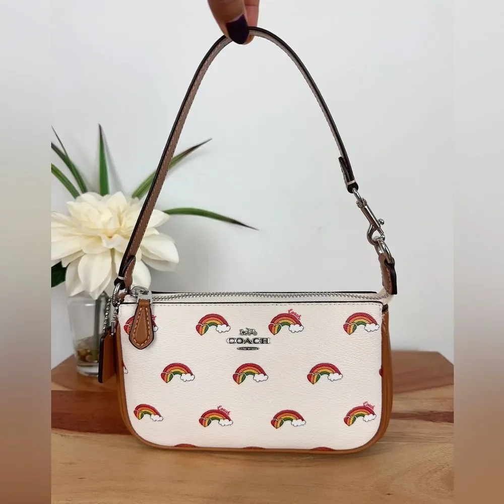 NWT‎ Coach Nolita 19 Bag With Rainbow Print - Picture 2 of 11
